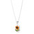 925 Silver Pendant - Sunflower - Rectangle