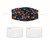 Dark Multi-floral 100% cotton face mask - Filter M/L