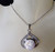 Silver Plated Noosa Heart Pendant Necklace with Sparkling Snap Button with gift box