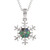 Tide Jewellery inlaid Paua shell snowflake pendant