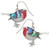Tide Jewellery inlaid Paua shell robin hook earrings