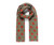 Green/red polka dot print embellishment scarf