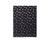 Black baby bee rose gold metallic print scarf