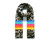 Leopard rainbow print scarf