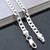 Unisex Fashion Sterling Silver Chain Necklace (JW2001)