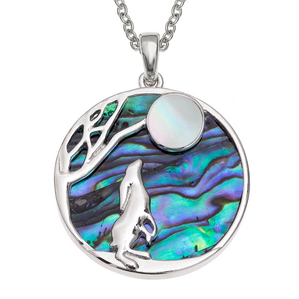 Tide Jewellery Moon gazing hare necklace