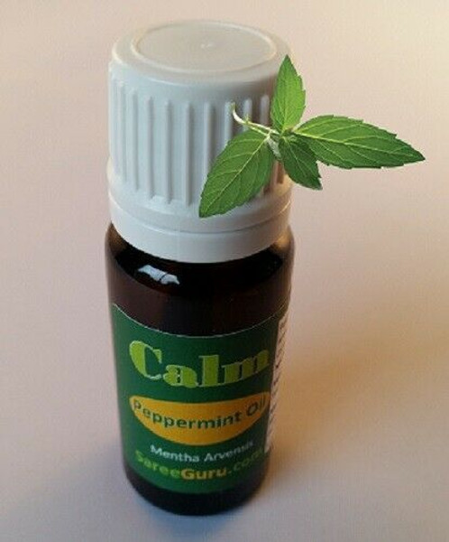 Pure Peppermint Essential Oil (Mentha Arvensis) 10ml