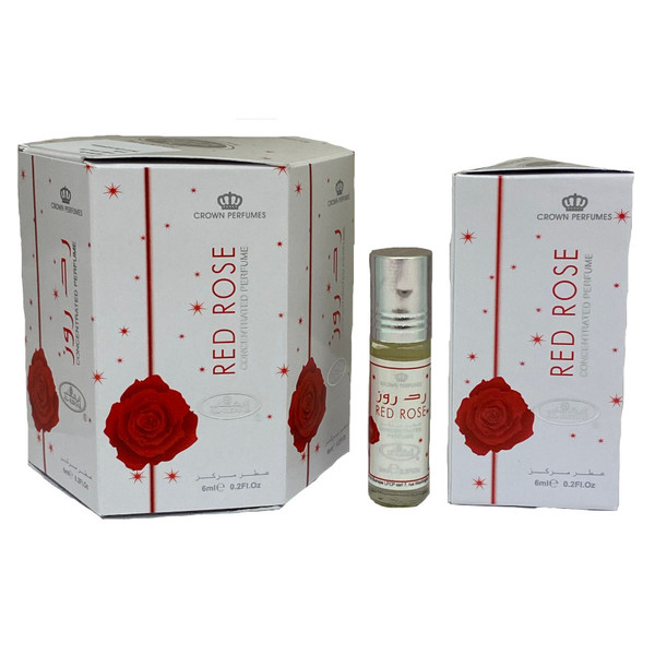 Al-Rehab Red Rose Roll On Perfume Oil - 6ml (Without Retail Box)