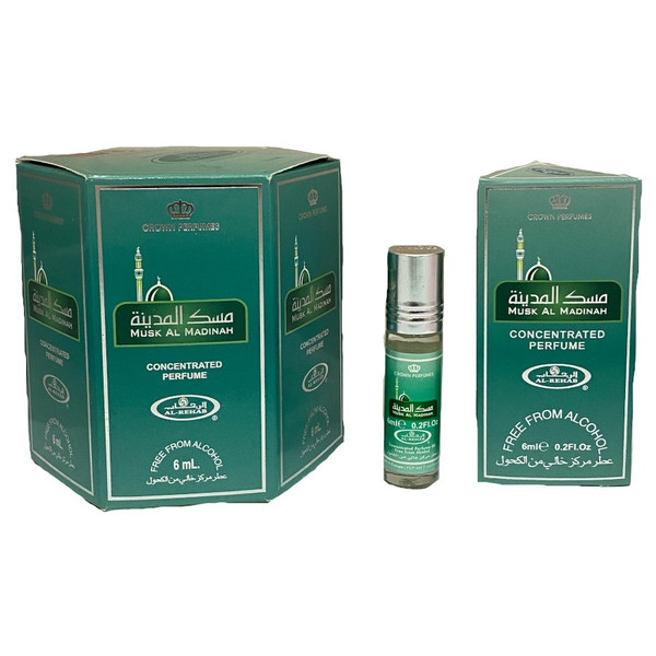Al-Rehab Musk Al Madinah Roll On Perfume Oil - 6ml (With Retail Box)