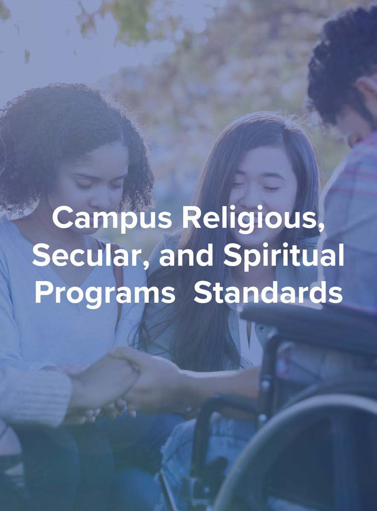 Campus Religious, Secular, and Spiritual Programs Standards