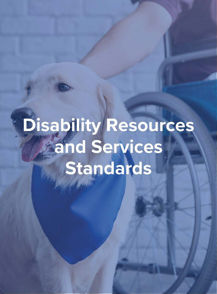 Disability Resources and Services Standards