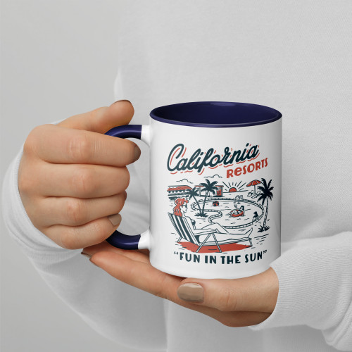 Vintage Cali - Mug with Color Inside