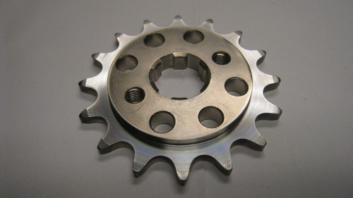NOTE: We would like to explain the price on the 415 front sprocket. These are not available so we purchase a 428 and modify it in house to work with our 415 light weight kit. The extra  machining time is what adds cost

