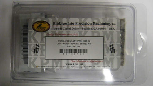  Titanium Racing Spring Kit, Titanium, 0.465 lift Honda CB/CL/SL 350 Twin 1968-1973