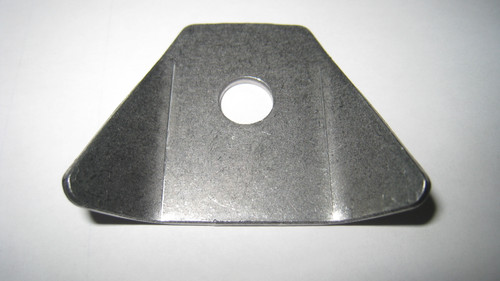 AA-043-D
Body Tab With .500 Hole
Tab: .085 Steel, .500 Hole, .875 from center of hole to bottom of part.