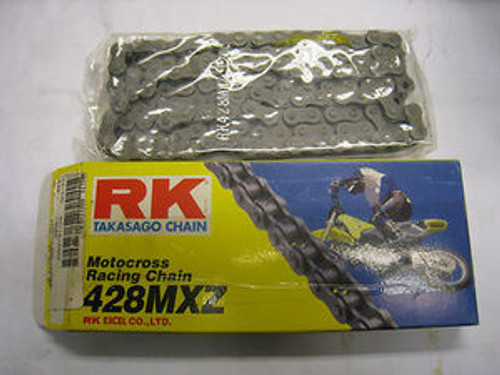RK 428MXZ Motocross Racing Series Chain, Black, 428MXZ 120L Andrews Motorsports