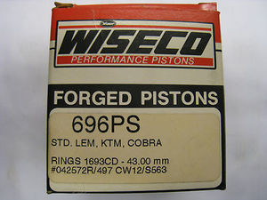 Wiseco Piston Kit, Cobra, KTM, LEM, 696PS, 696M04300,