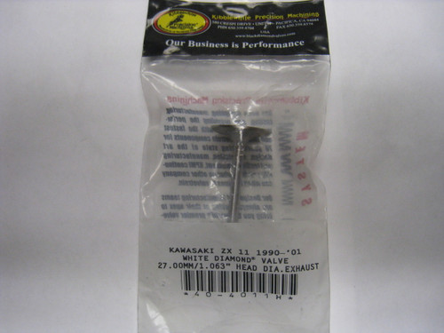 Valve, Exhaust, Kibblewhite, Kawasaki ZX1100, ZRX1100, ZRX1200, ZZR1200, 27mm, 40-4011H