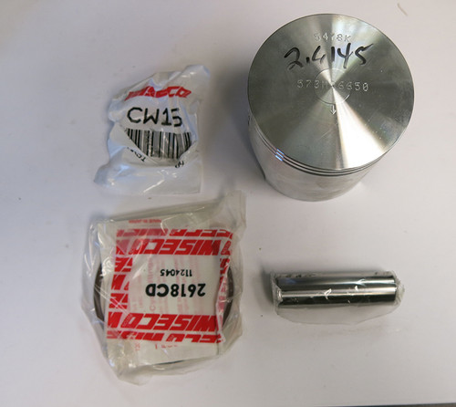 Piston, Wiseco, Wiseco Piston Kit For Yamaha YFS200 Blaster, 573M06650