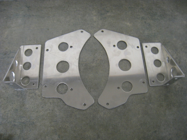 Aluminum Bracket kit for the Fluidyne Dual Pass Cooler.