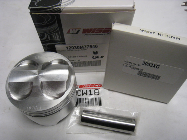 Single Piston, L1204cc Kit 12030M77546, Old Wiseco Part Number 4588PS
