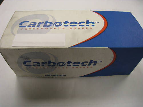 Carbotech™ XP10™
When Carbotech™ unleashed the XP10™ to the general public it immediately gathered multiple regional, divisional, and national championships. The XP10™ has a very strong initial bite with a coefficient of friction and rotor friendliness unmatched in the industry. Fade resistance is in excess of 1475°F (801°C). XP10™ still maintains the highly praised release, excellent modulation and rotor friendliness that have made all Carbotech™ compounds so successful. Carbotech™ XP10™ is not recommended as a daily-driven street pad due to possible elevated levels of dust and noise.

