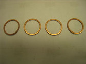 Gasket, Exhaust, ZX1100, ZZR1200. Replaces Kawasaki OEM # 18067-013, 11009-1840 (Set Of 4)