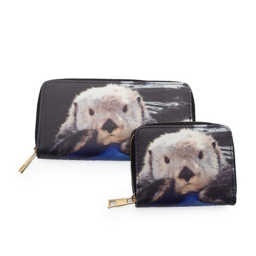Sea Otter Blue Wallet 