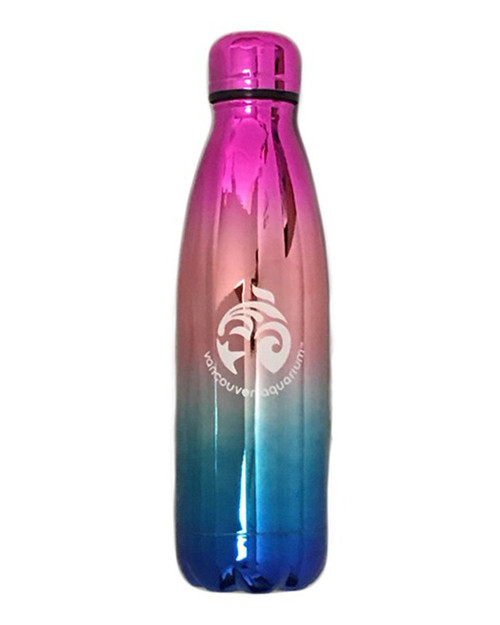 Stainless Steel Bottle, VA Logo, Rainbow Stainless Steel Bottle, VA Logo, Rainbow