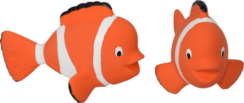Natural Rubber Clown Fish Bath Toy