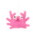 Wool Felted Pink Crab Ornament