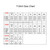 t-shirt size chart