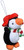 Holiday penguin ornament