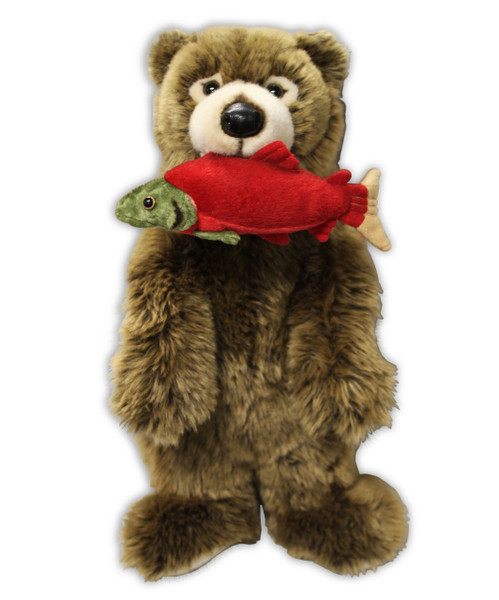 Bear with Salmon Stuffy