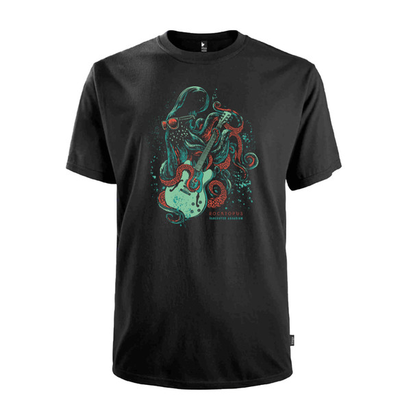 Guitar playing octopus t-shirt