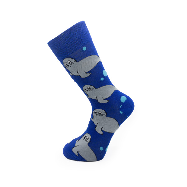 Seal Blue Socks - Men