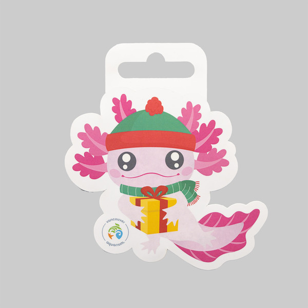 Sticker Axolotl Holiday