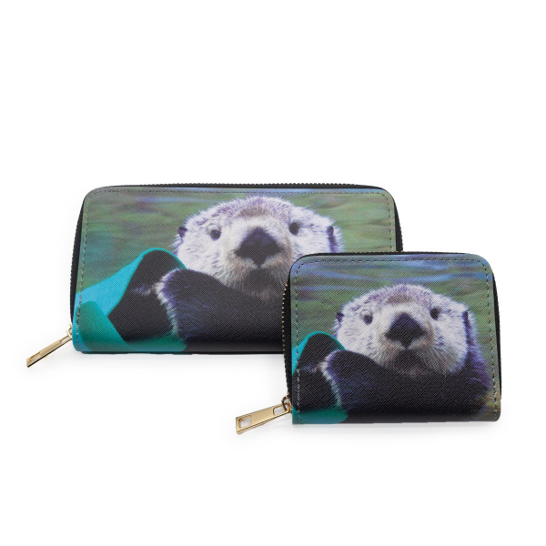 Sea Otter Green Wallet