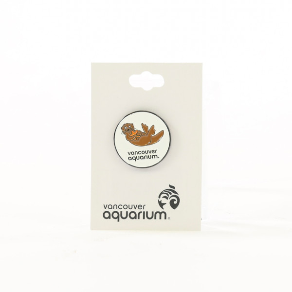 Sea Otter VA Round Lapel Pin