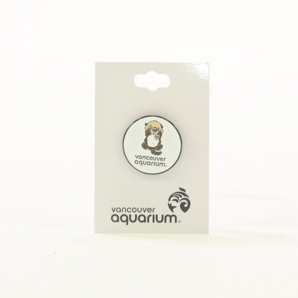 Cutie Otter VA Round Lapel Pin