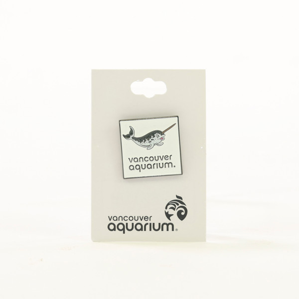 Narwhal VA Round Lapel Pin