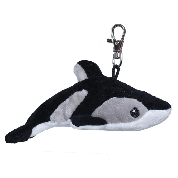 Pacific White Sided Dolphin stuffy, key ring