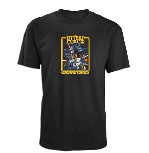 Rule the galaxy in this Sea Otters Strike Back t-shirt, available for kids, adults and droids alike.

100% Organic Cotton.
Machine-washable