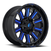 Fuel Offroad D646 Hardline Gloss Black w/ Candy Blue Wheel for 2007-2020 Wrangler JK/JL and 2020 Gladiator JT Fuel Offroad D646 Hardline Gloss Black w/ Candy Blue Wheel for 2007-2020 Wrangler JK/JL and 2020 Gladiator JT