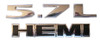 5.7L - HEMI Combo Badge Decal 5.7L - HEMI Combo Badge Decal
