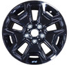 Mopar 17" High Gloss Black Willys Wheeler Wheel for 2007-2026 Wrangler JK/JL, 2020-2026 Gladiator JT, 2006-2010 Commander XK and 1999-2022 Grand Cherokee WJ/WK/WK2