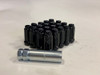 Gorilla Automotive Black 14mm x 1.50 Spline Style Lug Nuts with Lock kit for 2011-2022 Grand Cherokee WK2, 2021-2026 3-Row Grand Cherokee L, 2022-2026 2-Row Grand Cherokee WL and 2020-2026 Gladiator JT with Aftermarket Style Wheels (set of 20)