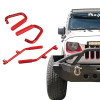 Xprite Red Front and Rear Grab Handles for 2007-2017 Wrangler JK Xprite Red Front and Rear Grab Handles for 2007-2017 Wrangler JK