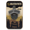 Jeep Off the Beaten Path Wall Bottle Opener Jeep Off the Beaten Path Wall Bottle Opener