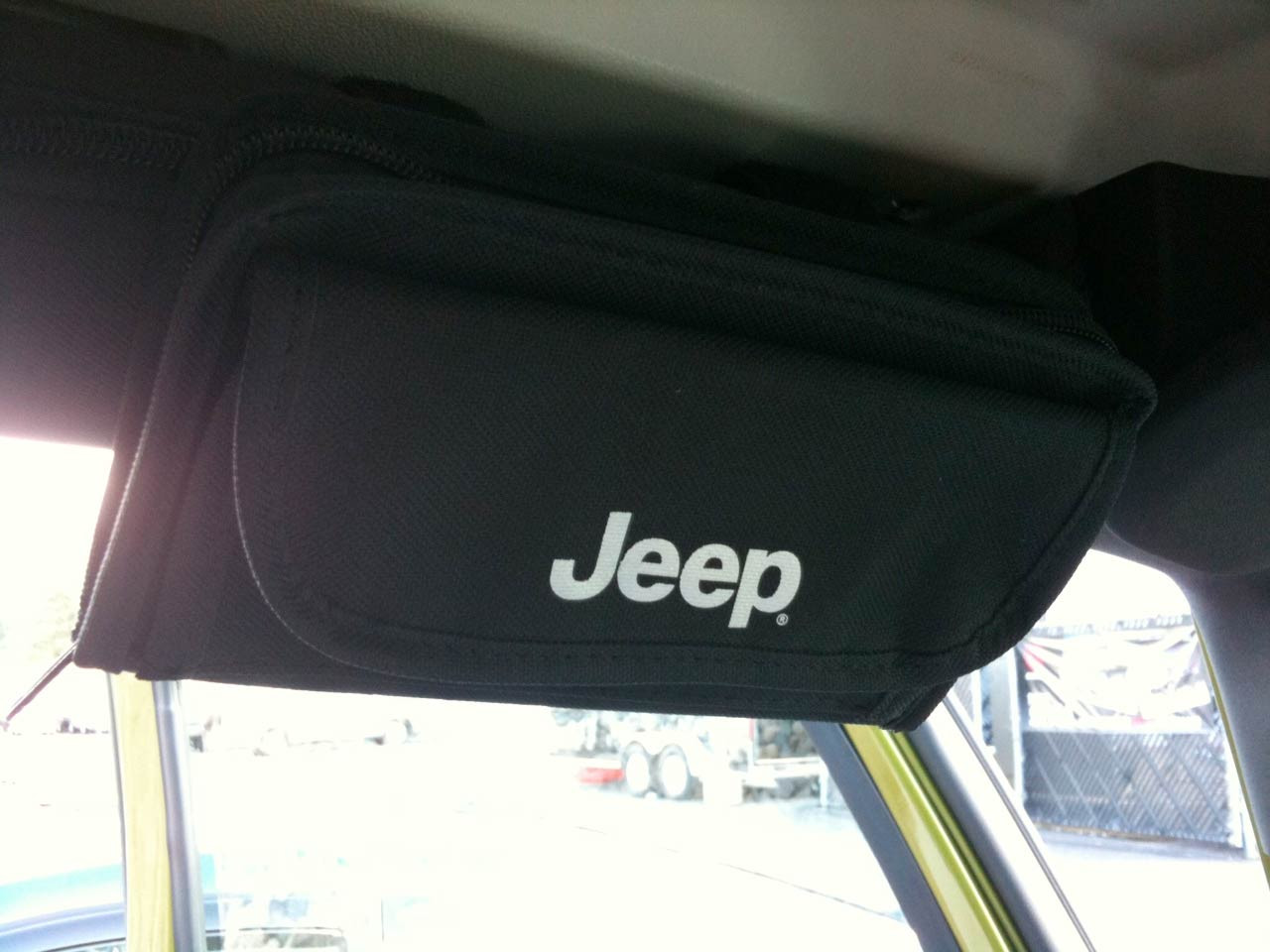 Mopar Sunglass Holder Bag for Wrangler TJ/JK/JL and Gladiator JT